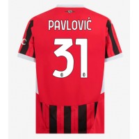 AC Milan Strahinja Pavlovic #31 Heimtrikot 2024-25 Kurzarm